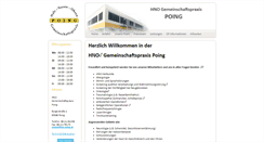 Desktop Screenshot of hno-poing.de